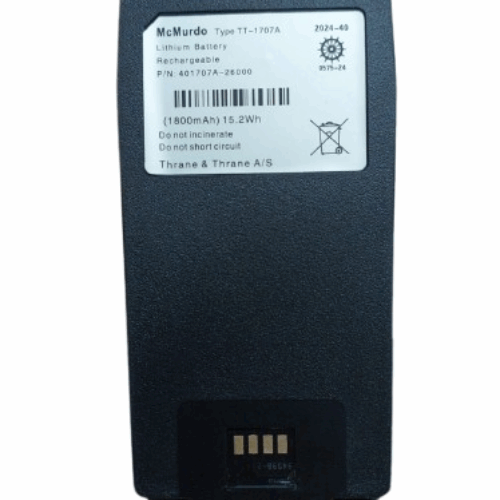 McMurdo TT-1707A Baterai HT R5 GMDSS Ori Baru TT1707 Battery Mc Murdo Rechargeable