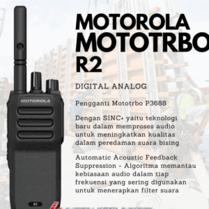 Motorola HT R2 Mototrbo VHF 136 – 174 MHz Digital & Analog