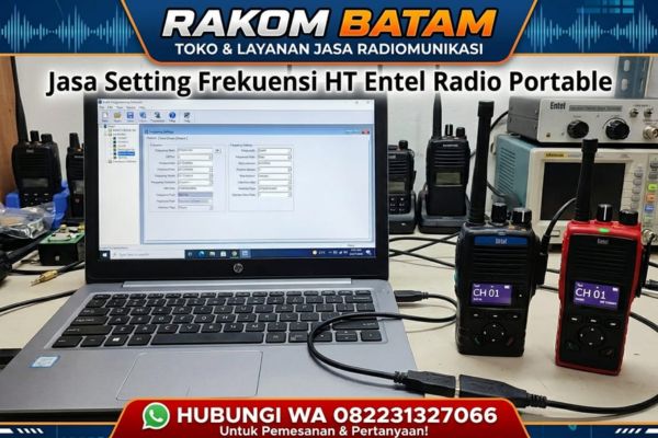 Setting dan Program Frekuensi HT Entel Seri DX & DT