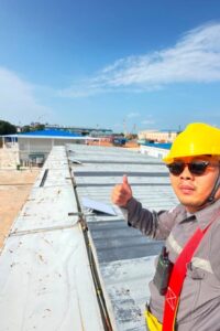 Pemasangan Starlink Gen3 V4 di Site Project Kabil Batam